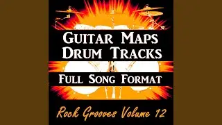 Crawling Groove Drum Beat 60 BPM Hard Rock Drum Track