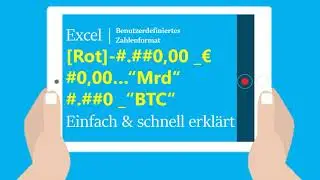 Excel: Benutzerdefinierte Zahlenformate erstellen einfach erklärt [Einheit Millionen KG Tausend #?0]