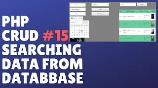 PHP And MySQL CRUD (Insert,Update,Delete) Tutorial - PART 15   SEARCHING DATA FROM DATABBASE