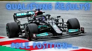 F1 2021 Austrian GP Qualifying Results! (Q1, Q2 and Q3 Results!)