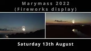 Irvine's Marymass 2022 fireworks display