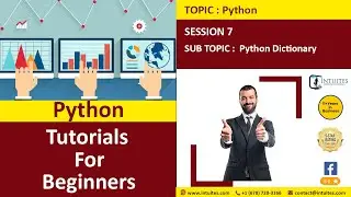 Power BI Tutorials For Beginners ( Python Session 7 -  Python Dictionary)