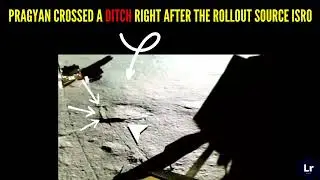 Pragyan Rover Rollout and Crossing a Ditch on the Lunar Surface!