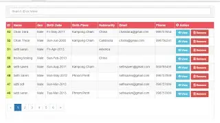 how to create project in laravel 5.2 path 7 - read data from database how on table