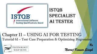 ISTQB AI Tester | Test Case Preparation | Optimizing Regression Test Suite | AI Tutorials #tmsquare