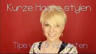 KURZE HAARE STYLEN • Miley Cyrus/ Pink Haarschnitt | WhenMaryPaints