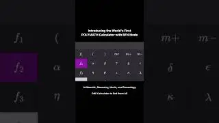 POLYMATH Calculator Integrates Arithmetic, Geometry, Music & Cosmology: The Quadrivium