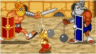 Asterix - All Bosses (Arcade)