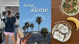 what i eat in a day LIVING ALONE 🥕🥗 | healthy + balanced, whole food and easy meals!