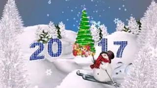 новый год 2017. новогодний футаж