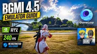 How to Play BGMI 4.5 Naruto Update on Emulator (GameLoop) | No Restricted Area Error