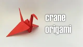 How to make a Paper Crane Bird | EASY tutorial