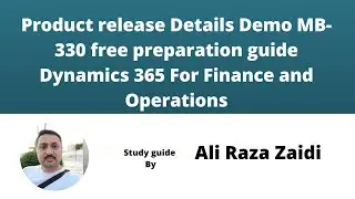 Microsoft Dynamics 365 Supply Chain Management | Product release Details Demo