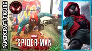 Spiderman Miles Morales Figure Papercraft - PS 5