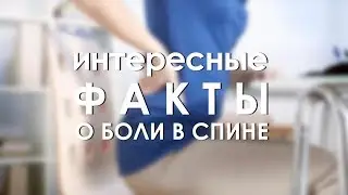 ИНТЕРЕСНЫЕ ФАКТЫ О БОЛИ В СПИНЕ