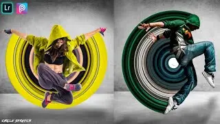 Circle Pixel Stretch Effect - PicsArt Tutorial | Hindi | TECH ART