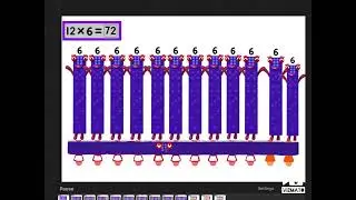 Numberblocks fanmade six times table