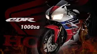 Honda CBR 1000SA 300км. Так же обзор как надо ездить и что такое спорт байк