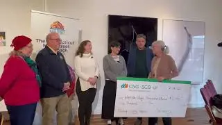 EmPOWER Main Street Fund Check Presentation - Westville Village
