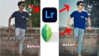 Lightroom colour grading urban editing/face smooth/photo edit करने का सबसे अच्छा तरीका।#editing 🎨🖼️