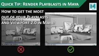 How to Create a Playblast in Maya 2020