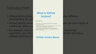 What is GitHub Actions? 