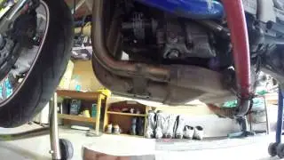 Yamaha R1 98-01 Замена антифриза (Cooling fluid changing)