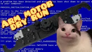 Arm motor dry run. Hanging during automatic tool change. The villainous sensors.