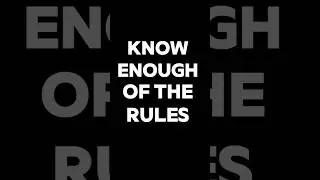 Know ENOUGH of the Rules #short