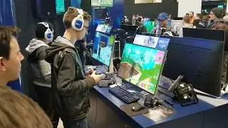 Pax East 2018 Victory Royale Live at Mixer Fornite Hype Zone Booth