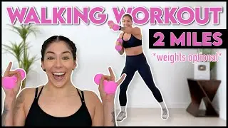 2 MILES FAST WALK AT HOME (Weights Optional)