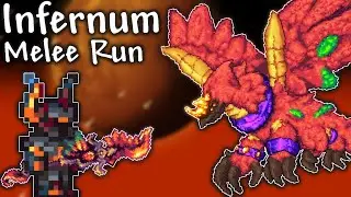 The MELEE Experience in Terraria Calamity INFERNUM Mod - FULL MOVIE