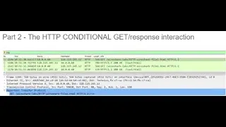 Part 2 - The HTTP CONDITIONAL GET/response interaction (HTTP lab (Wireshark)) | Computer Networking