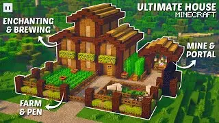 Minecraft : How to Build a Ultimate Survival House | Everything you Need in Survival!