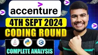 Accenture 4th September Coding Solution | CPP, Java, Python