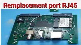 Remplacement port RJ45 , plus de connexion internet