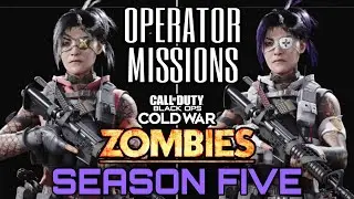 HOW TO COMPLETE ALL ZOMBIES OPERATOR MISSIONS FOR KITSUNE (Black Ops Cold War Zombies Season Five)