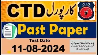 CTD Corporal Complete Solved Paper held on 11/08/2024