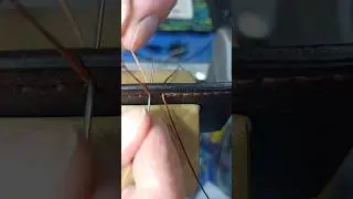 седельный шов с узлом