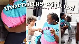 realistic, non aesthetic morning routine- 35 weeks pregnant
