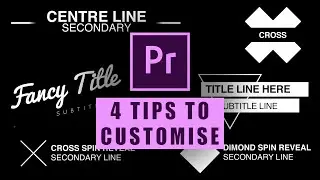 TIPS for working with MOTION GRAPHICS TEMPLATES in Premiere Pro - changing duration, adding effects