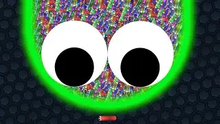 Slither.io 1 CRAZY SNAKE vs GIANT SNAKES! Epic Slitherio Gameplay