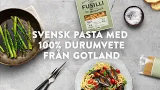 Svenska pasta med 100% durumvete från Gotland - 6 sekunder