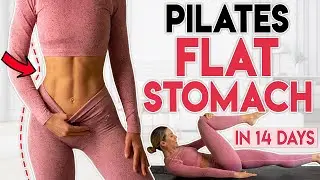 PILATES FLAT STOMACH in 14 Days 🔥 Belly Fat Burn | 5 min Workout