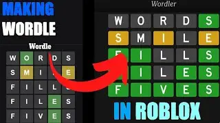 Making Wordle On Roblox in 3 Days