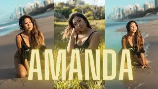 Aussie Beach Babes - Beach Babe & Model Amanda - Video Shoot