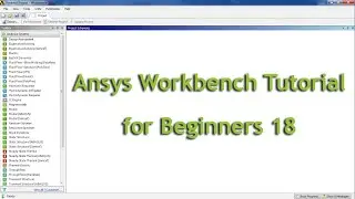 Optimization : Ansys Workbench Tutorial for Beginners 
