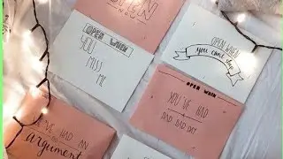 Tarjeta / Carta GIGANTE para mi novio/amiga ♥ | Ojitoz Anshu