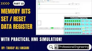 PLC Programming Tutorials: Memory Bits, Set-Reset & Data Registers in Hindi |