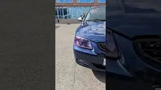 Как работает фотохромная пленка на Хендай акцент #ретрофит #автосвет #detailing